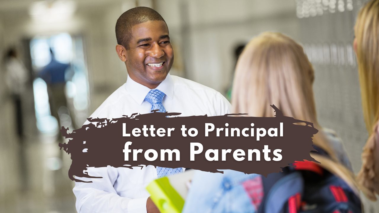 Letter to Principal from Parents